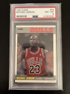 Fleer Michael Jordan Basketball 1987-88 Season Sports Trading 