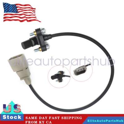 1* Sensor de posición del cigüeñal apto para VW Volkswagen Jetta Golf Rabbit 2.5L Audi TT Foto 1 de 4