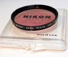 Nikon 52mm CC30R Filter made in USA  Nikkor Genuine tungsten correction