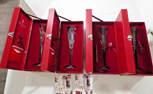 Waterford Twelve Days of Christmas Flöten 1-12 mit Charms & Boxen nie benutzt - Bild 1 von 22