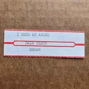 Dale Olson I Need An Angel/Dream Jukebox Strip Record 45 rpm 7" - Bild 1 von 1