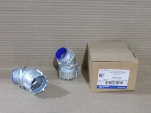 New Thomas & Betts 5346 1 1/2" Liquid Tight Flexible Metal Conduit Connector AK - Picture 1 of 4