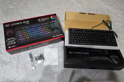 Topre Realforce RGB TKL R2TLA-JP4G-BK Japanese Layout 45g Wired Keyboard - Image 1 of 2