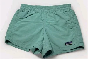 Girls Patagonia Baggies 100% Nylon Swim Shorts #67066 Sz Large 12 Hiking Outdoor - Picture 1 of 4