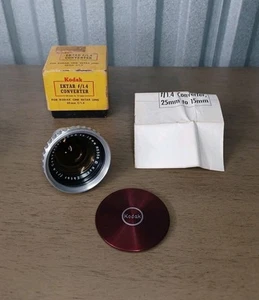 Kodak Ektar F/1.4 Converter 25mm To 15mm RS358 For Kodak Cine Ektar Lens 25mm. - Picture 1 of 21