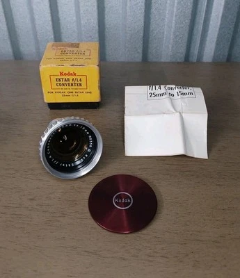 Kodak Ektar F/1.4 Converter 25mm To 15mm RS358 For Kodak Cine Ektar Lens 25mm.  - Image 1 of 4