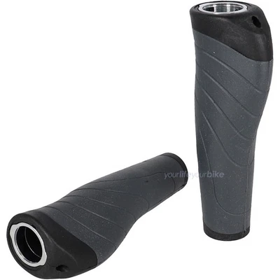 XLC S04 ERGO SCHRAUBGRIFFE 135㎜ LENKER GRIFFE ERGONOMISCH TREKKING eBIKE FAHRRAD - Bild 1 von 2