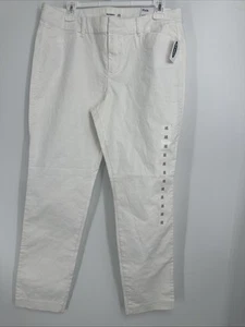 Old Navy Pants Women's White Pixie Crop Size 12 Jeans - Picture 1 of 3