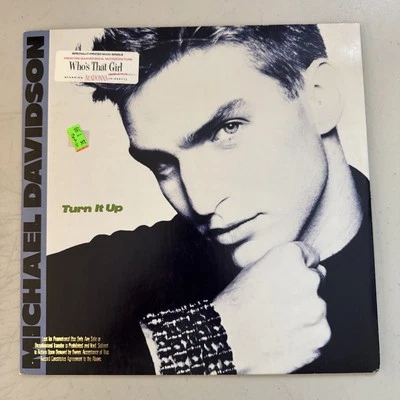 Michael Davidson Turn It Up 12" Remixes Vinyl VG+/VG+ Promo Foto 1 de 4