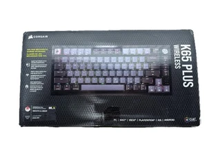 Corsair K65 Plus Wireless 75% RGB Hot-Swappable Mechanical Gaming Keyboard Black - Picture 1 of 4
