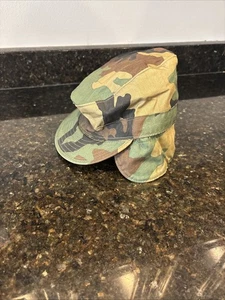 Militär Tarnhut Klasse 1 Herren Größe 7 1/8 Baumwolle Nylon Mischung - Bild 1 von 4