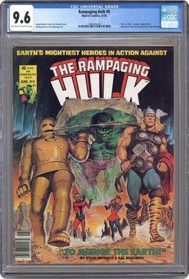Rampaging Hulk #9 CGC 9.6 1978 1482325006 - Image 1 of 2
