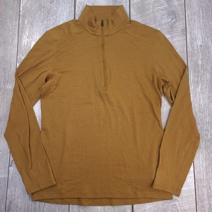 Icebreaker Herren Baselayer Shirt mittelbraun 260 Tech Merinowolle Langarm - Bild 1 von 8
