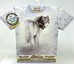 The Mountain Pathfinder grau Wolf Hemd Größe Large Batik USA neu im Karton - Bild 1 von 3