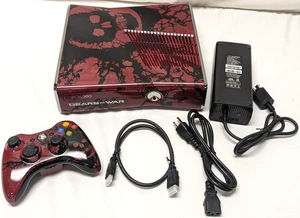 Microsoft Xbox 360 Slim Gears of War 3 Limited Edition 320GB Console Bundle GOW - Picture 1 of 6