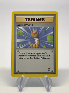 Gust of Wind  120/130 - Common - Vintage English Base Set 2 Pokemon Card - LP - Picture 1 of 2