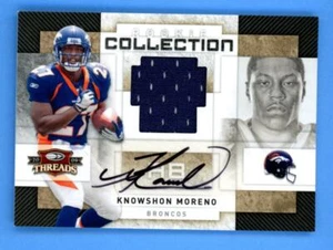 Knowshon Moreno Broncos Jersey Auto 12/50 2009 Donruss Threads Rookie - Picture 1 of 2