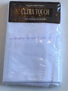 Stevens Ultra Touch Standard Cotton/Poly Percale Pillowcases 2-Pack NOS NIP USA! - Picture 1 of 6