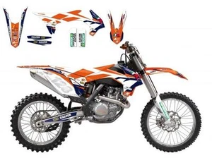 REPLICA KTM SX - SXF MARCHETTI RACING TEAM AUFKLEBER SET Sitzbankbezug Sitzbezug - Bild 1 von 1