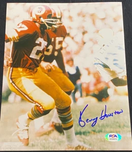 Kenny Houston Washington Redskins HOF 1986 foto 8x10 autografata ~ PSA/DNA - Foto 1 di 5