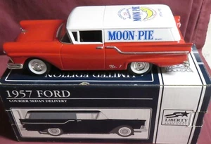 MOON PIE 75TH ANNIVERSARY, 1/25 LIBERTY CLASSICS 1957 CHEVY DIECAST, NEW IN BOX - Picture 1 of 3