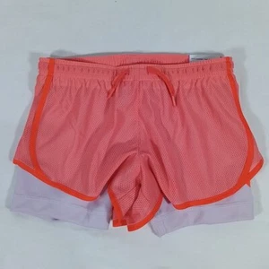 Girl's Nike Icon Clash Tempo Luxe Mid-Rise Running Short Orange Size: Small-NWT - Picture 1 of 4