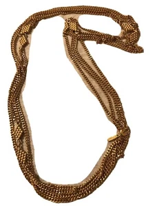 Vintage Halskette Monet goldfarben Trauben Design - Bild 1 von 5