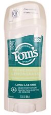 Tom's of Maine Deodorant Lemongrass 2.25 oz NEW LOOK /