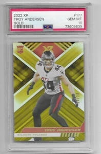 2022 Troy Andersen Rookie Panini XR Gold /10 PSA GEM MINT 10 RC Atlanta READ - Picture 1 of 2