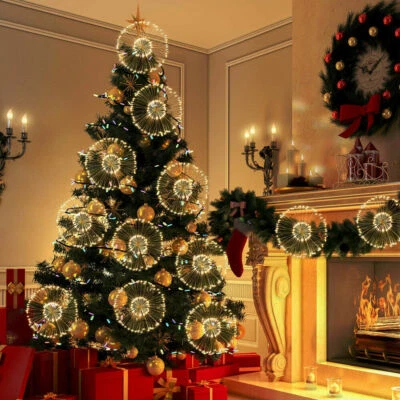 Hanging Firework LED Fairy String Light And 8 Modes Remote Christmas Party Decor - Image 1 of 4