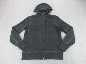 Lululemon Hoodie Herren Medium schwarz Scuba Reißverschluss schweres Sweatshirt Pullover - Bild 1 von 13