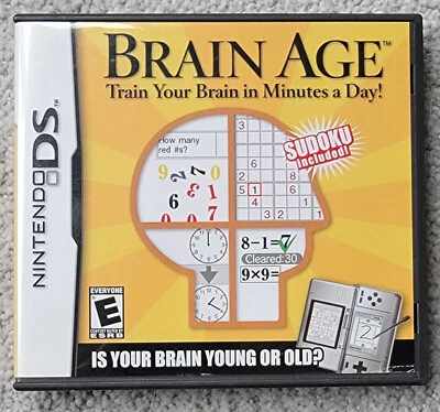 Brain Age for Nintendo DS - Excellent Condition - Image 1 of 3