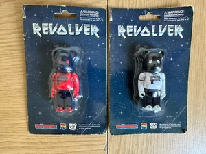 Be@rbrick x Revolver Store MEDICOM Bearbrick Figure Red & White 100% 2008 NEW - Picture 1 of 10