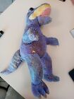 Build A Bear T-Rex Dinosaur Purple Gray Scaly 18"  Plush Toy Build A Dino BAB