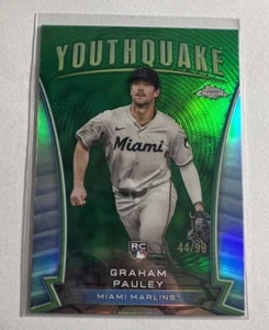 2024 Topps Chrome Update Graham Pauley Youthquake Green Refractor #/99 #YQ-78 - Picture 1 of 2