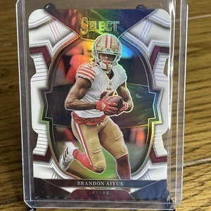 2022 Panini Select SF 49'ERS Brandon Aiyuk Die-cut WHITE # 19/99 SP! - Bild 1 von 7