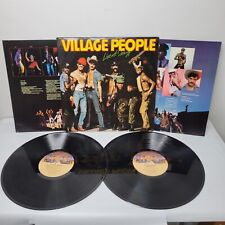 Village People Live And Sleazy 2 Record Set 1979 With Inner Sleeves Disco 70's