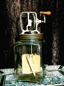 Antique Original 1920s Dazey Butter Churn 40H With Handle Made in America Workin - Picture 1 of 12