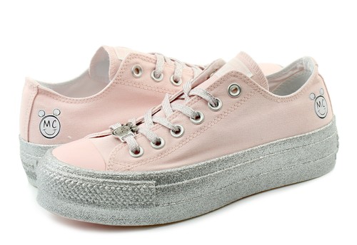 CONVERSE DONNA X MILEY CYRUS CHUCK TAYLOR ALL STAR LIFT 562237C ROSA WHT BLK