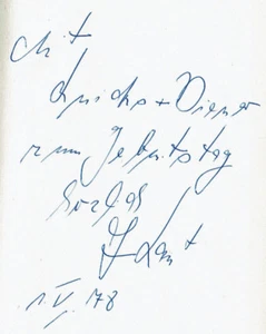 Libro "La estancia" con autógrafo del autor Hermann Kant del año 1978 - Imagen 1 de 3