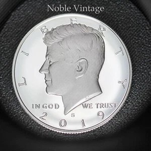 2019 S Silver Proof Kennedy Half Dollar - 99% Silver - Ships in Capsule - Picture 1 of 2