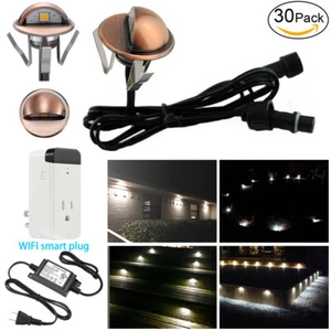 30X 35mm Dimmer Timer LED Deck Step Stair Fence Terrace Lights + WIFI Controller - Picture 1 of 13