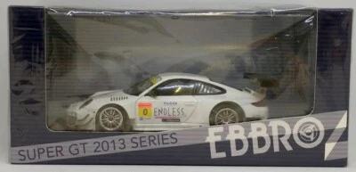 Coche modelo de carreras de prueba Ebbro 1/43 Super GT300 Porsche Endless Taisan Okayama Foto 1 de 4
