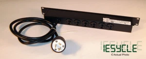Black Box PS365A Black Box 20-Amp Power Strip with Digital Ammeter - 5.91ft - Picture 1 of 3