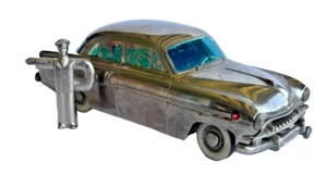 VINTAGE PRAMETA AUTOMOBILE SILVER OPAL KAPITAN 555 GERMANY WORKS w/KEY - Picture 1 of 9