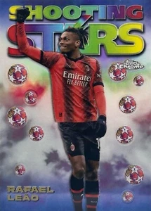 Rafael Leao 2023-24 Topps Chrome UEFA Shooting Stars Refractor #98-1 - Picture 1 of 2