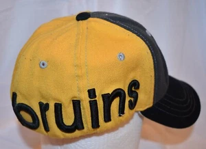 Boston Bruins NHL Zephyr Zhats Black Yellow Embroidered Baseball Cap Size Small - Picture 1 of 8