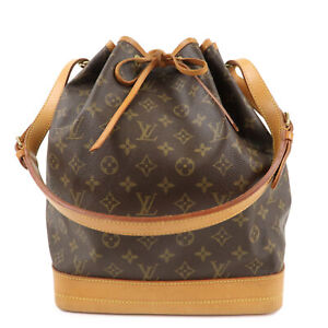 Authentic Louis Vuitton Monogram Noe Shoulder Bag Hand Bag Brown M42224 Used F/S