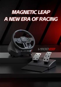 PXN Racing Gaming Steering Wheel Set With Car Driving Pedal For PS4/Xbox/Switch - Picture 1 of 20
