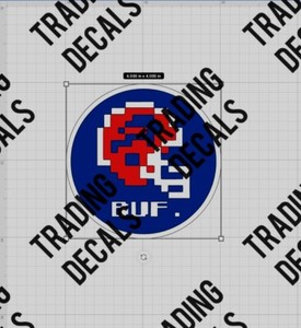 Buffalo Bills JOSH ALLEN STEFON DIGGS - Bills Techmo Style Logo Vinyl Sticker! 